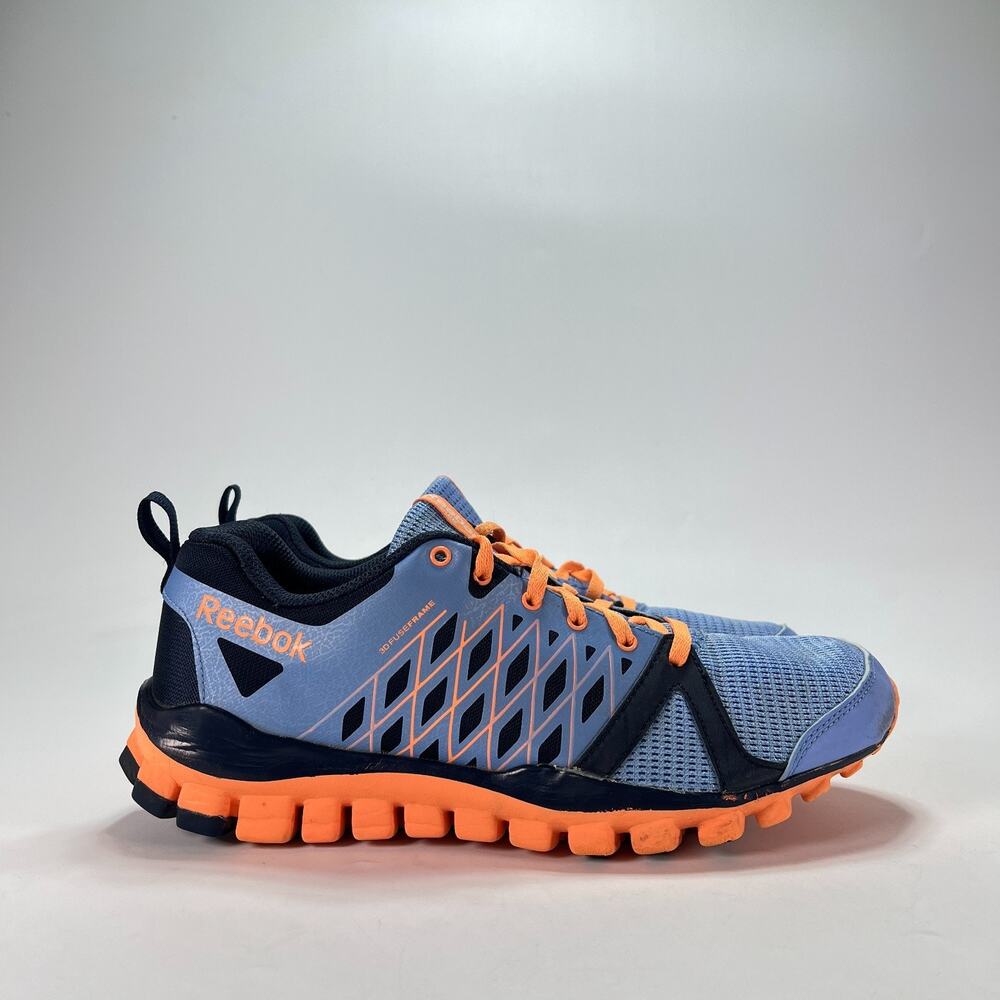 Reebok Realflex Advance TR 2.0 Blue Orange Running Shoes V54389 Women's Size 9
